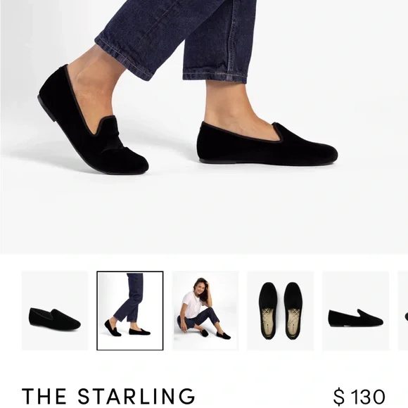 Birdies The Starling in Black Suede Loafers 8 - Picture 15 of 16